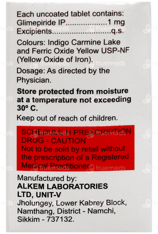 Glucoryl 1 Tablet 10