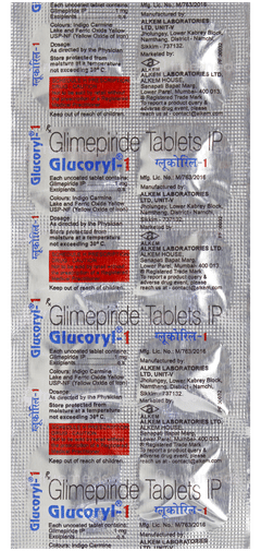 Glucoryl 1 Tablet 10
