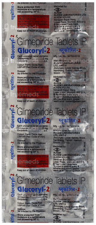 Glucoryl 2 Tablet 10