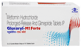 Glucoryl M 1 Forte Tablet 15