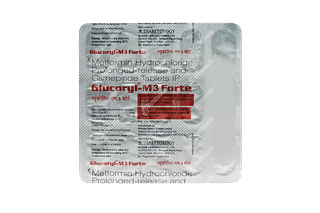 Glucoryl M Forte 3/1000 MG Tablet Pr 15