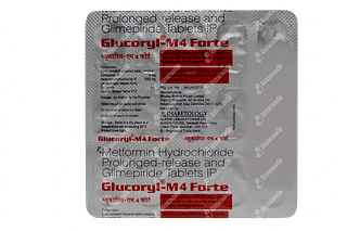 Glucoryl M Forte 4/1000 MG Tablet Pr 15