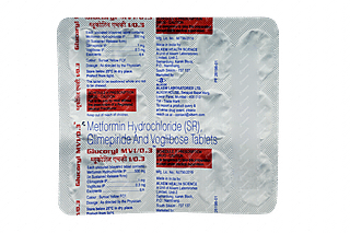 Glucoryl Mv 0.3/500/1 MG Tablet Sr 15