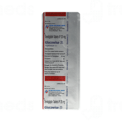 Glucowise 20 Tablet 10 Glucowise 20 Tablet 10