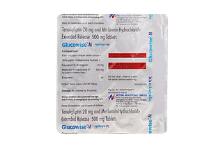 Glucowise M 20/500 MG Tablet Er 10