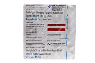 Glucowise M Plus 20/1000 MG Tablet Er 10