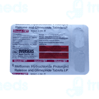 Glucut 1 Mt 1/500 MG Tablet 10