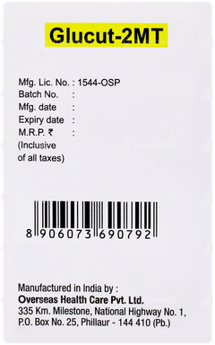 Glucut 2mt Tablet 10