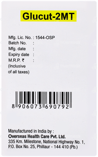 Glucut 2mt Tablet 10