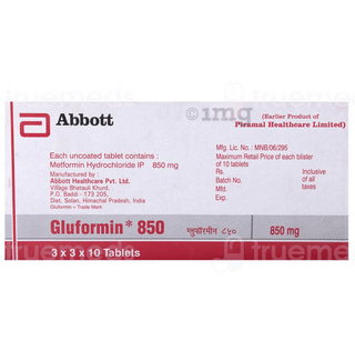 Gluformin 850 Tablet 10