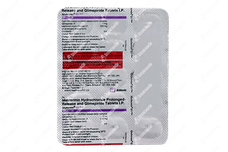 Gluformin G 1/500 MG Tablet Pr 15