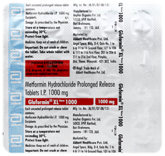 Gluformin Xl New 1000 Tablet 15 Gluformin Xl New 1000 Tablet 15