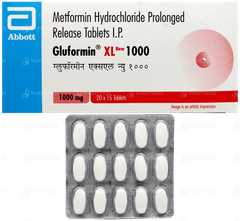 Gluformin Xl New 1000 Tablet 15