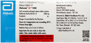 Gluformin Xl New 1000 Tablet 15