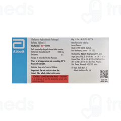 Gluformin Xl New 1000 Tablet 15