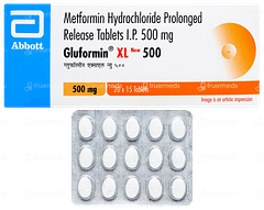 Gluformin Xl 500 MG Tablet Pr  15
