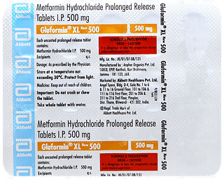 Gluformin Xl 500 MG Tablet Pr  15