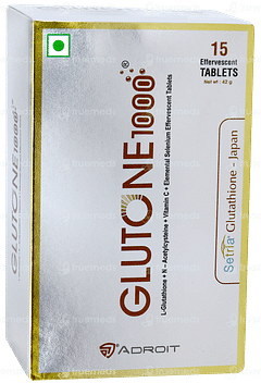 Glutone 1000 Effervescent Tablet 15 Glutone 1000 Effervescent Tablet 15