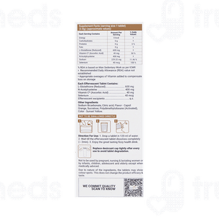 Glutone 1000 Effervescent Tablet 15
