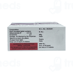 Glybovin 2.5 Tablet 10