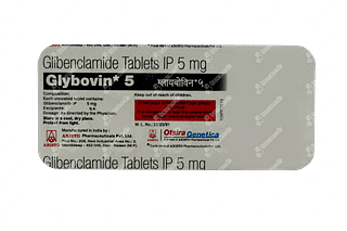 Glybovin 5 MG Tablet 10