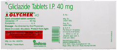 Glychek 40 Tablet 15 Glychek 40 Tablet 15