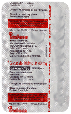 Glychek 40 Tablet 15 Glychek 40 Tablet 15