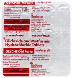 Glychek M Forte Tablet 15 Glychek M Forte Tablet 15