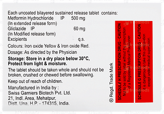 Glychek M 60 Od Tablet 10
