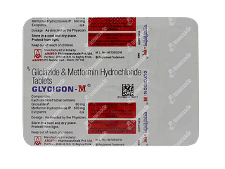 Glycigon M 80/500 MG Tablet 10