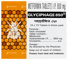 Glyciphage 850 Tablet 10 Glyciphage 850 Tablet 10