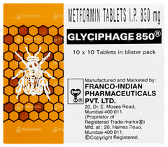 Glyciphage 850 Tablet 10 Glyciphage 850 Tablet 10