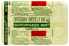 Glyciphage 850 Tablet 10 Glyciphage 850 Tablet 10