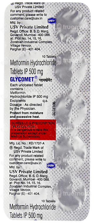 Glycomet Tablet 10