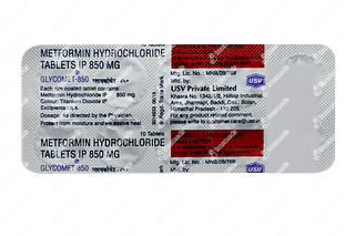 Glycomet 850 MG Tablet 10