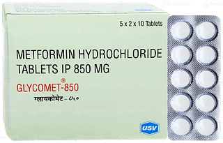 Glycomet 850 Tablet 10