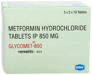 Glycomet 850 Tablet 10