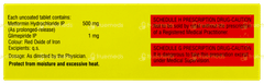 Glycomet Gp 1 Tablet 15