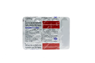 Glycomet Gp 1/850 MG Tablet Pr 10