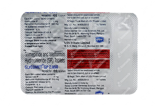 Glycomet Gp 2/850 MG Tablet Sr 10