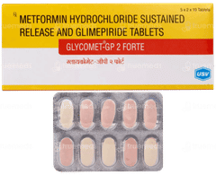 Glycomet Gp 2 Forte Tablet Sr 10 Glycomet Gp 2 Forte Tablet Sr 10