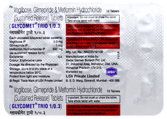 Glycomet Trio 1/0.3 Tablet 10