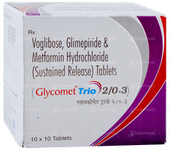Glycomet Trio 2/0.3 Tablet 10