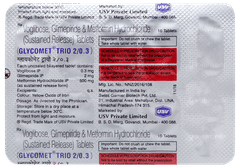 Glycomet Trio 2/0.3 Tablet 10