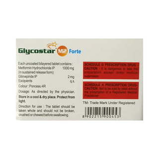 Glycostar M2 Forte Tablet 10