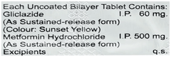 Glycozide M 60 Od Tablet 10 Glycozide M 60 Od Tablet 10
