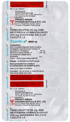 Glypten M Tablet 10 Glypten M Tablet 10