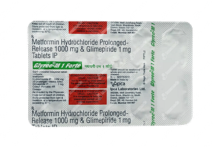 Glyree M Forte 1/1000 MG Tablet Pr10