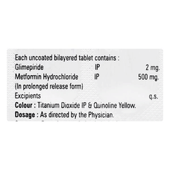 Glysafe G 2/500 Mg Tablet 10