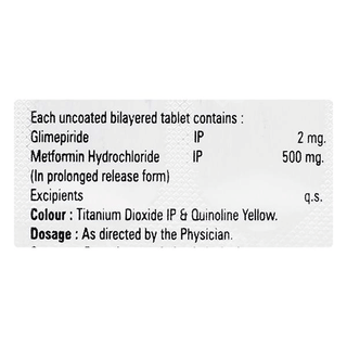 Glysafe G 2/500 Mg Tablet 10